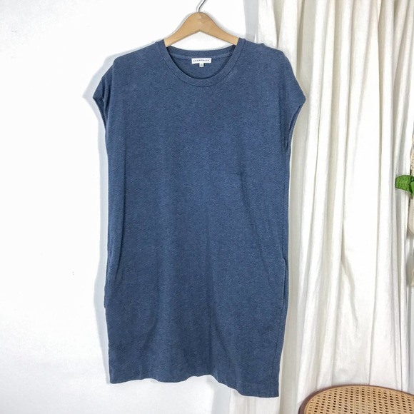 Aritzia Dresses & Skirts - Aritzia Community Blue Metrocles Mini Shirt Dress